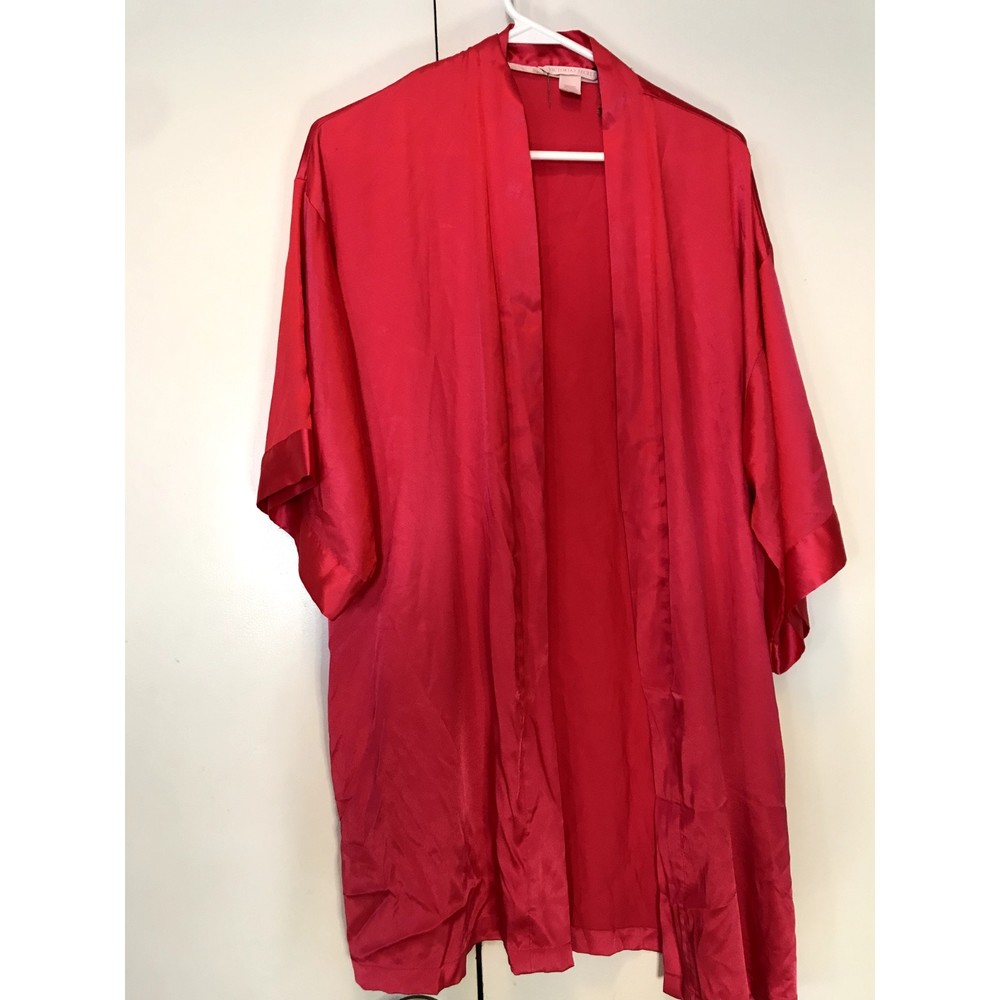 Victoria’s Secret Pink Kimono Robe Womens Size S/M  Satin Nightgown